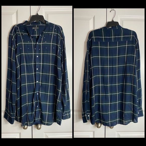•inc• Plaid Studded Button-Up - Picture 4 of 6